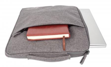 MANHATTAN Seattle Notebook Sleeve 15,6 wasserfest anthrazit