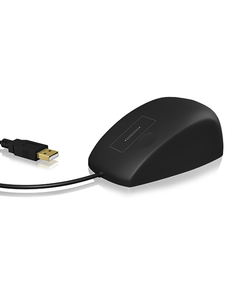 KeySonic WD Maus, Silikone, IP68, BK, KSM-5030M-B
