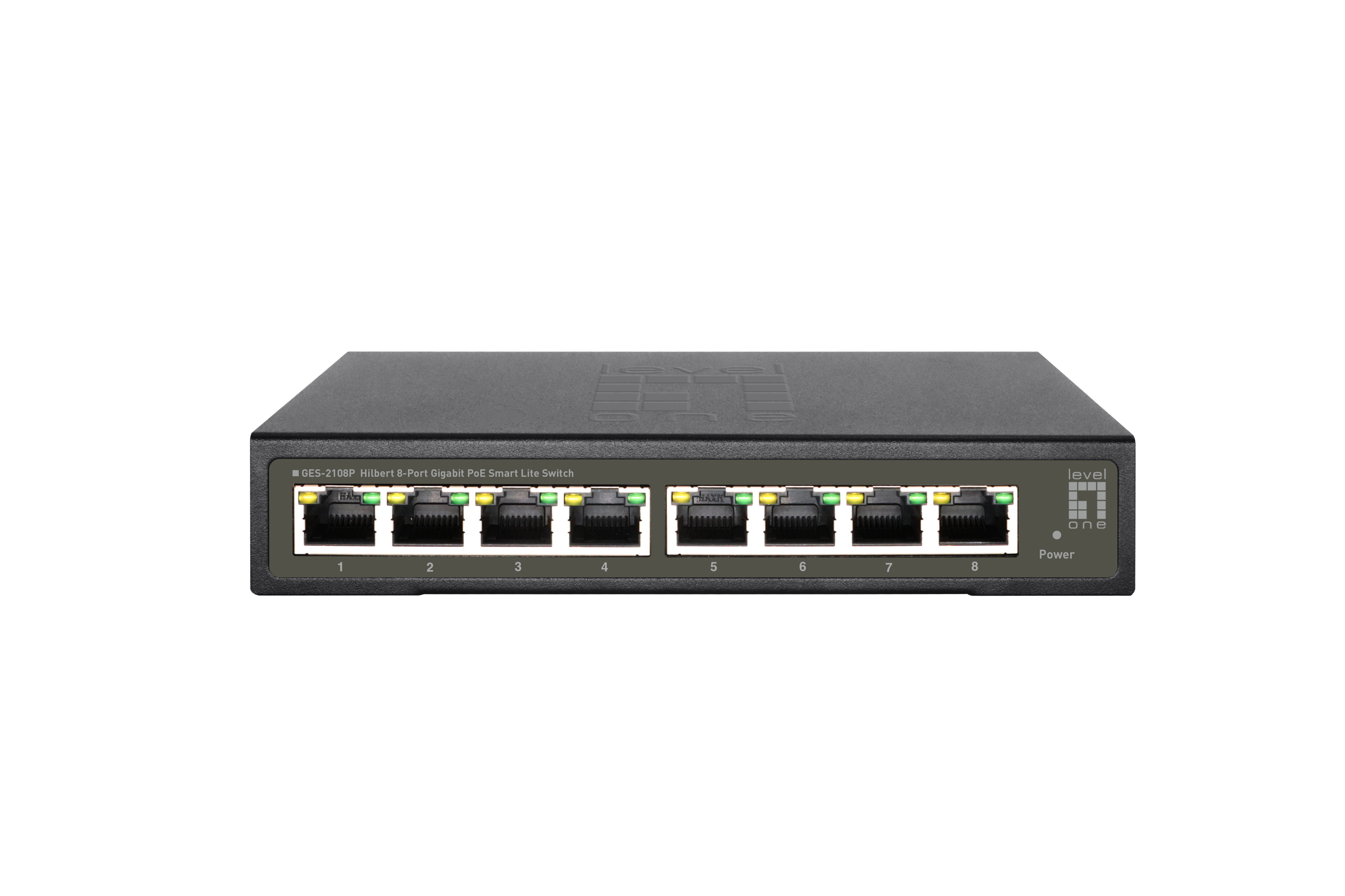 LevelOne PoE+Switch 8xGE PoE+ 120W Hilbert SL managed