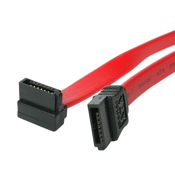 24IN RIGHT ANGLE SATA CABLE .