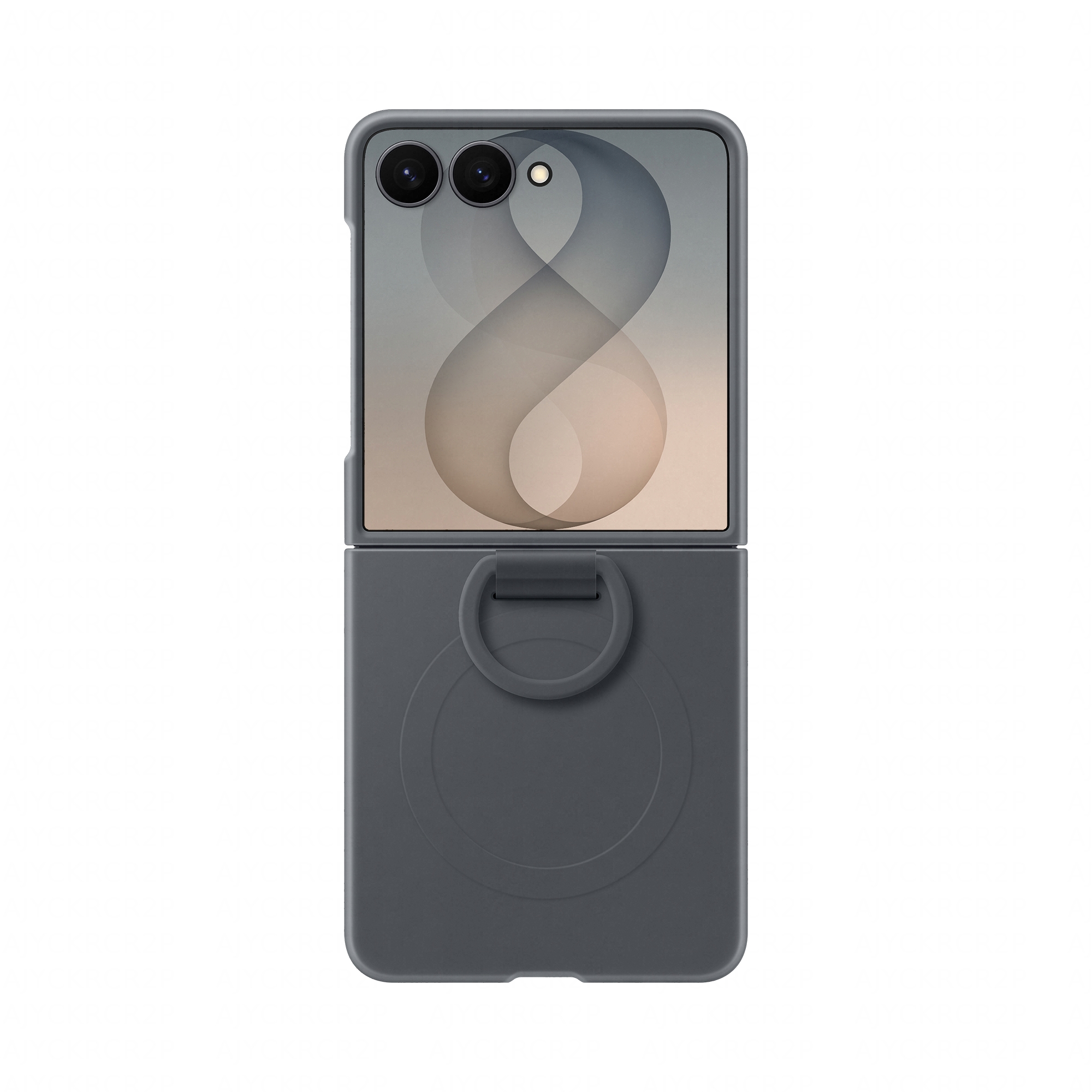 SAMSUNG Silicone Ring Magnet Case für Galaxy Z Flip8 Graphite