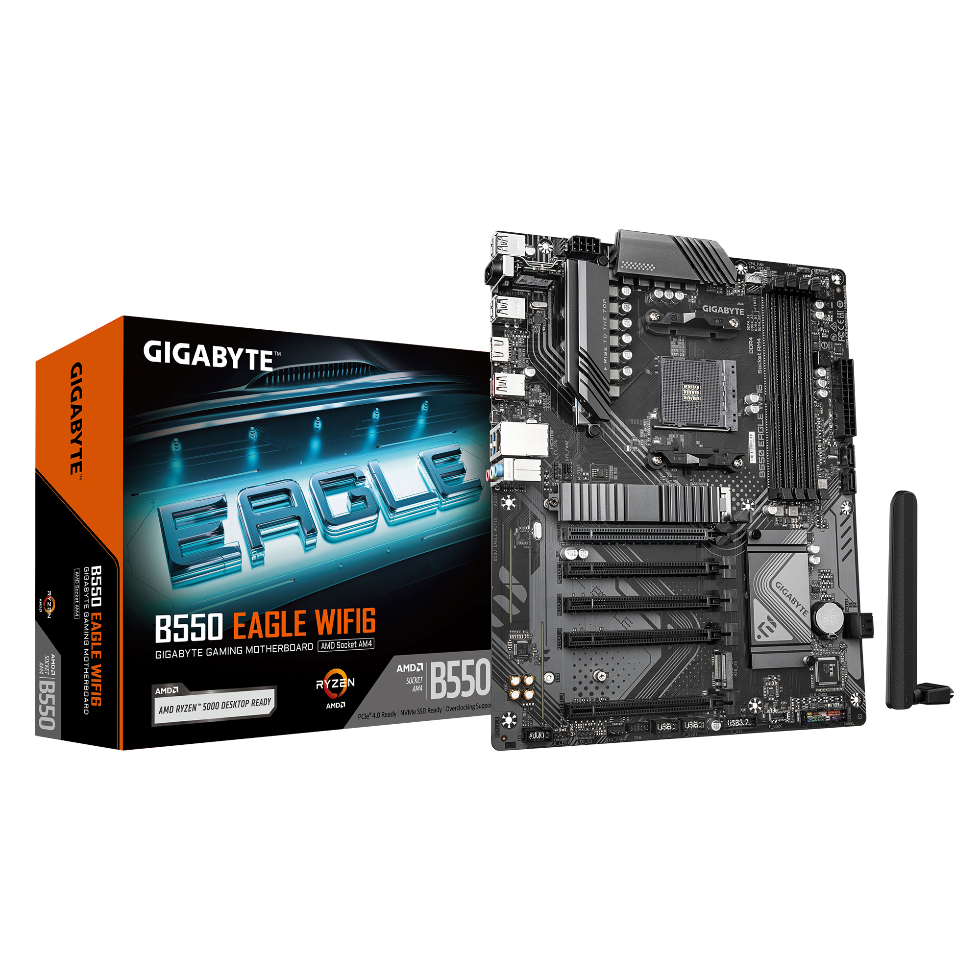 GIGABYTE B550 EAGLE WIFI6 AM4 4xDDR4 ATX HDMI USB MB