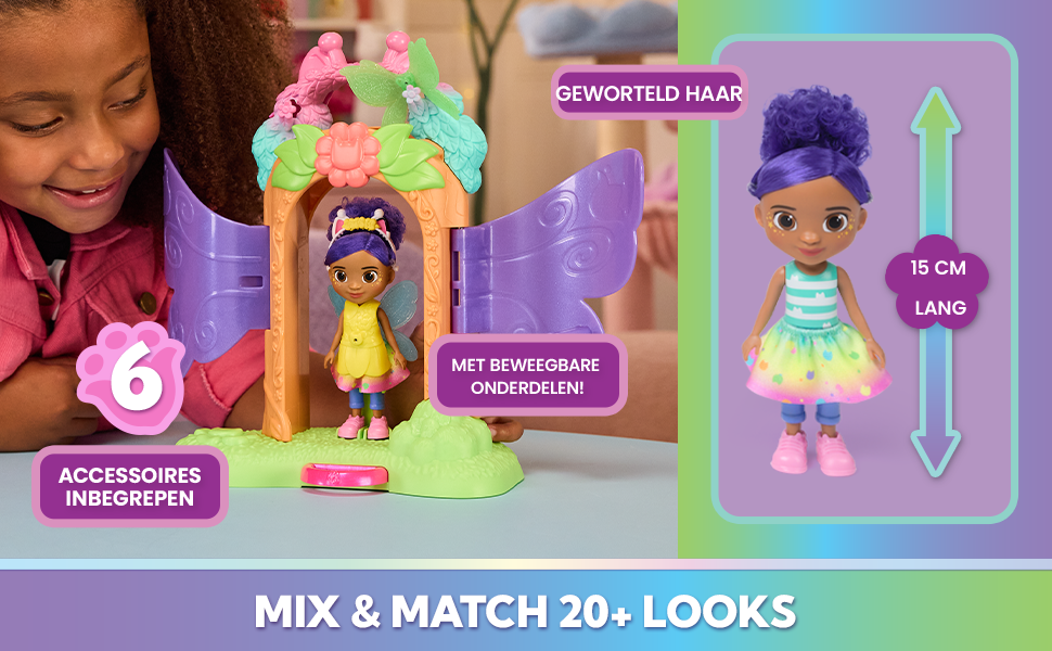 Gabby''s Dollhouse Fairylandia - Fairy Magic Reveal Spielset, Spielgebäude