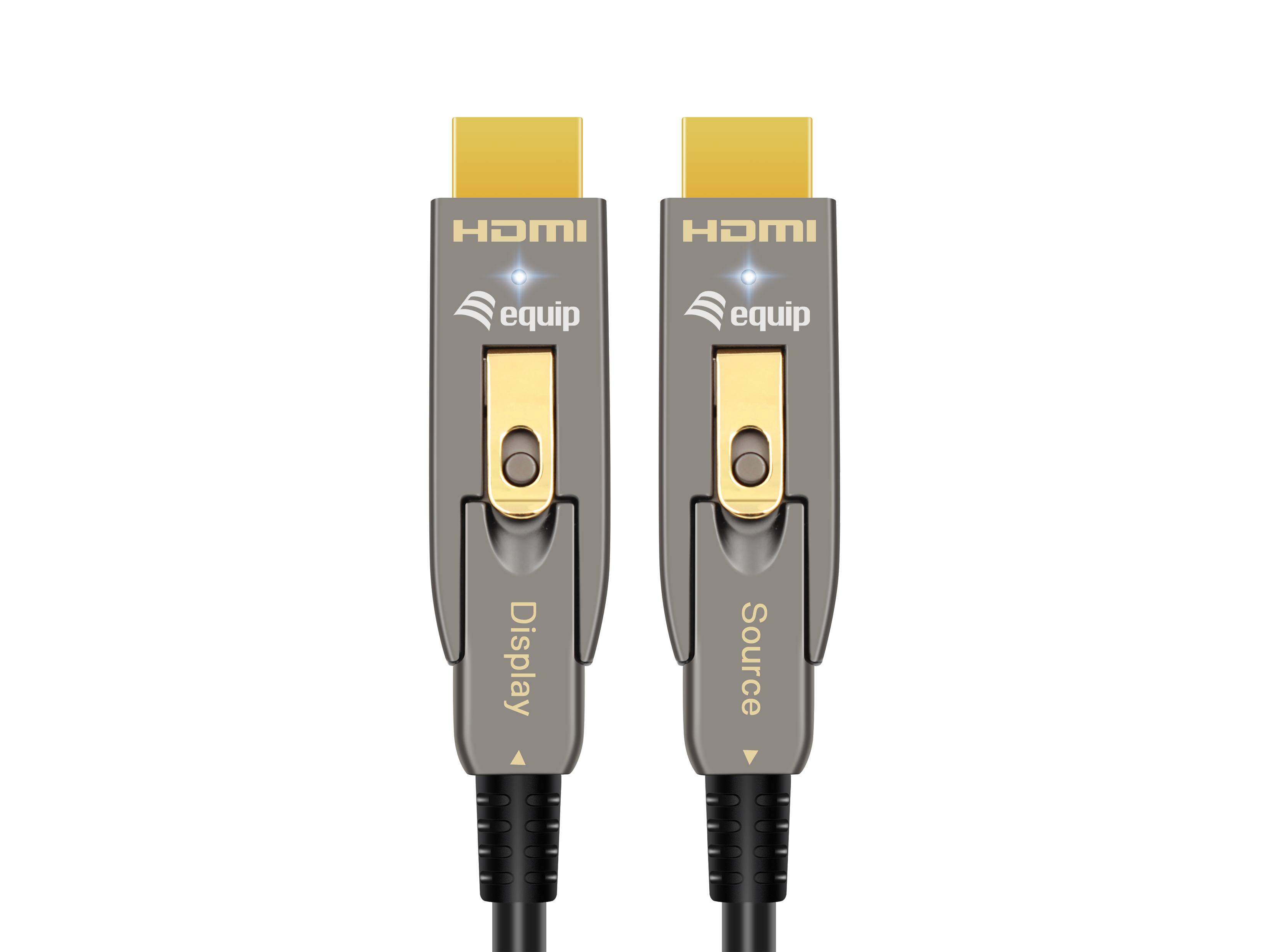 Equip HDMI HS Ethernet 2.0 D/A D-AOC 4K/60Hz 20.00m grau