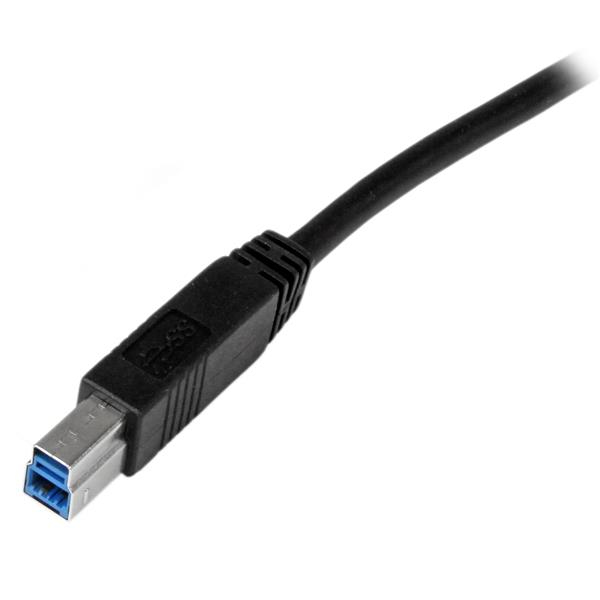 STARTECH.COM 2m 6ft Certified SuperSpeed USB 3.0 A to B Cable - M/M