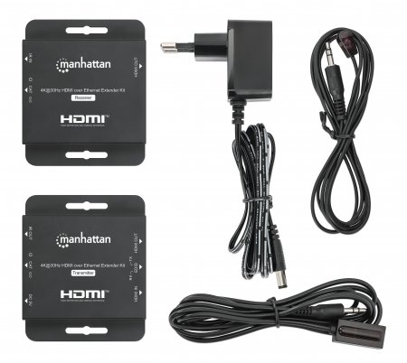 MANHATTAN 4K@30Hz HDMI over Ethernet Extender Set bis zu 40m