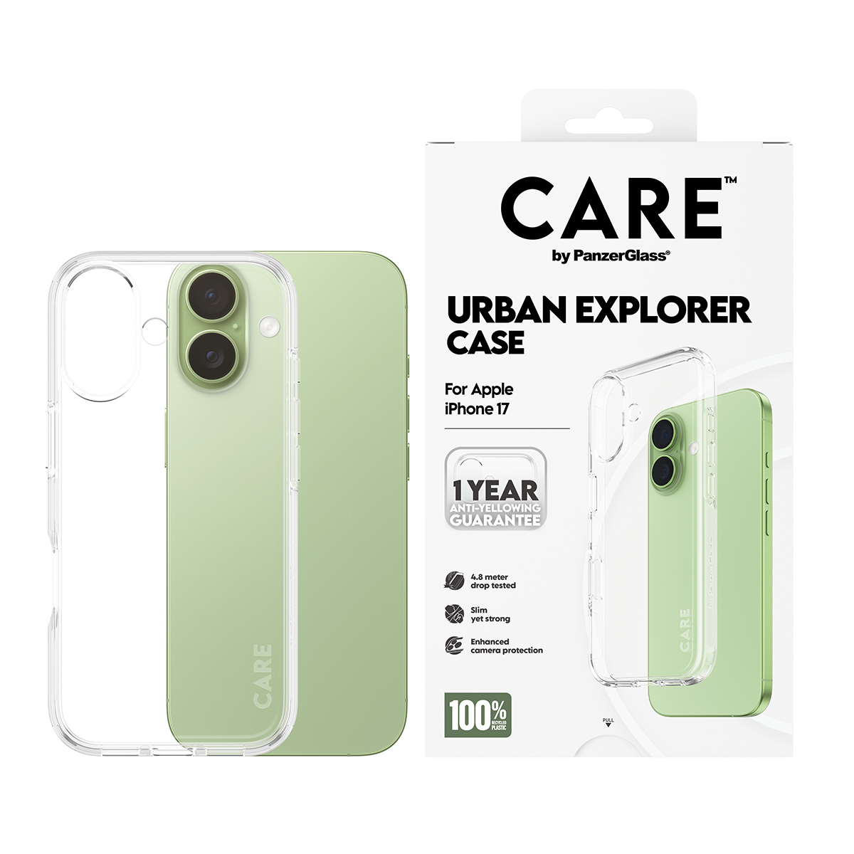 CARE BY FLAGSHIP CASE TRANSPARE EXPLORER W. CLEAR FRAME IPHONE 1