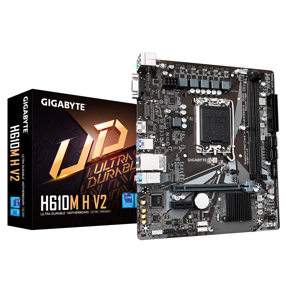 Gigabyte H610M H V2 (H610,S1700,mATX,DDR5)