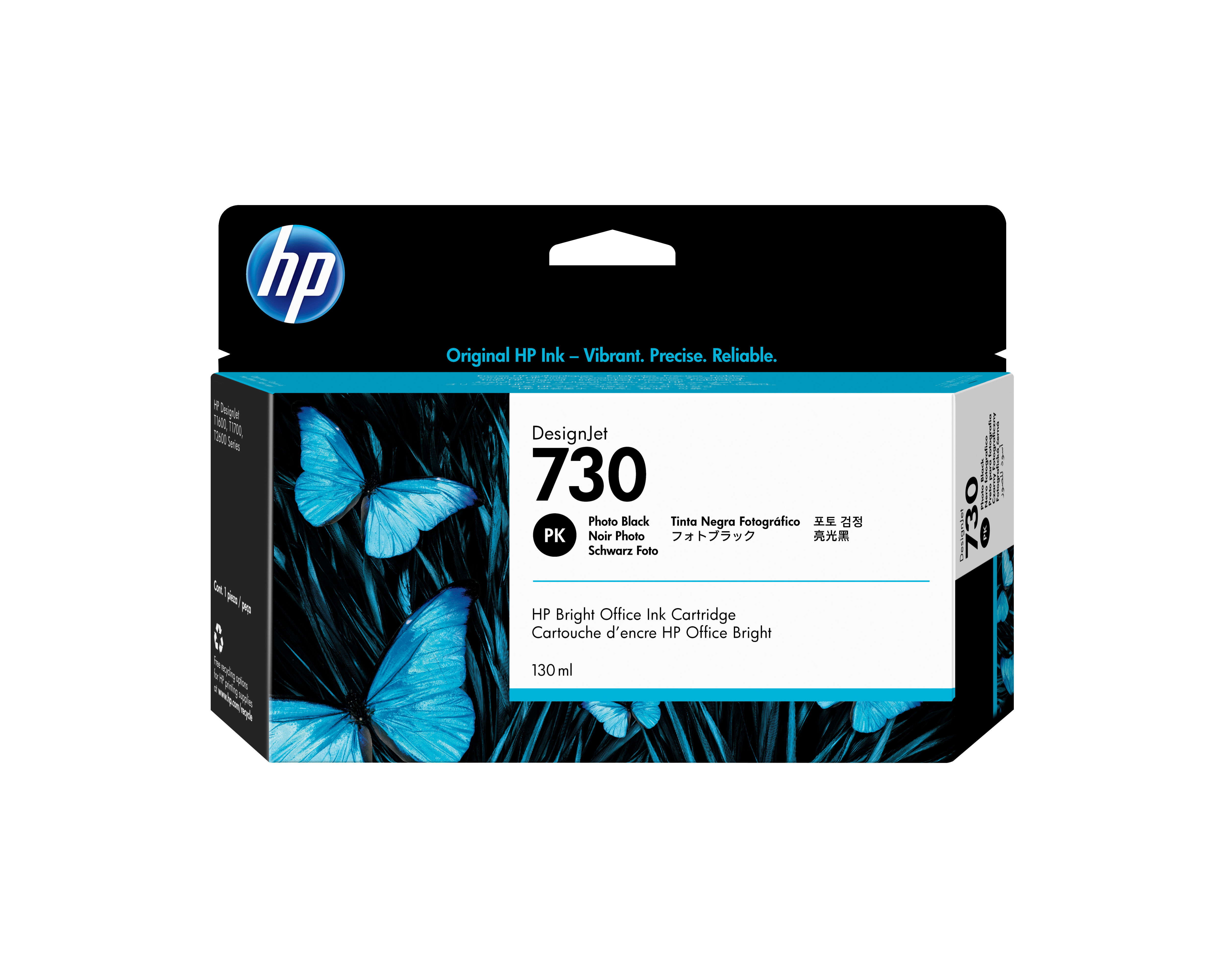 HP 730 130 ml Tinte Fotoschwarz