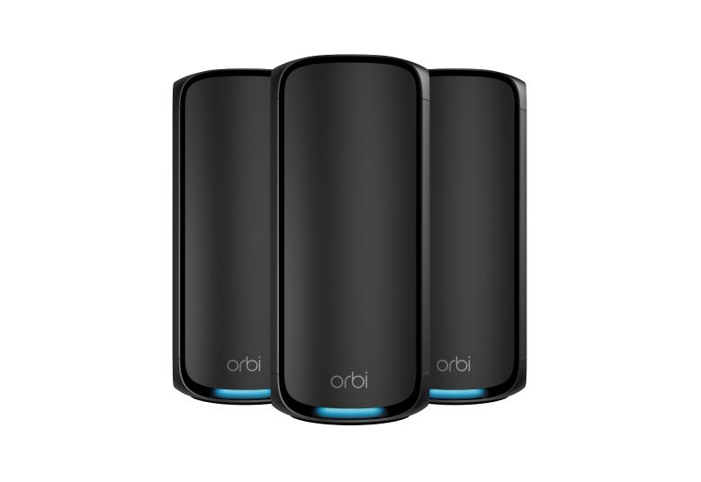 ORBI 970 MESH-WIFI-7-SET OF 3 QUAD-BAND-MESH BLACK