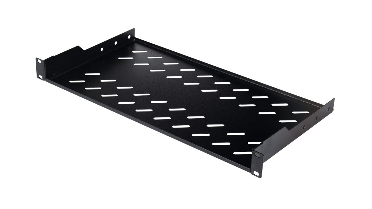 Equip 19 Fachboden fest für Serverschränke 25cm 1U schwarz