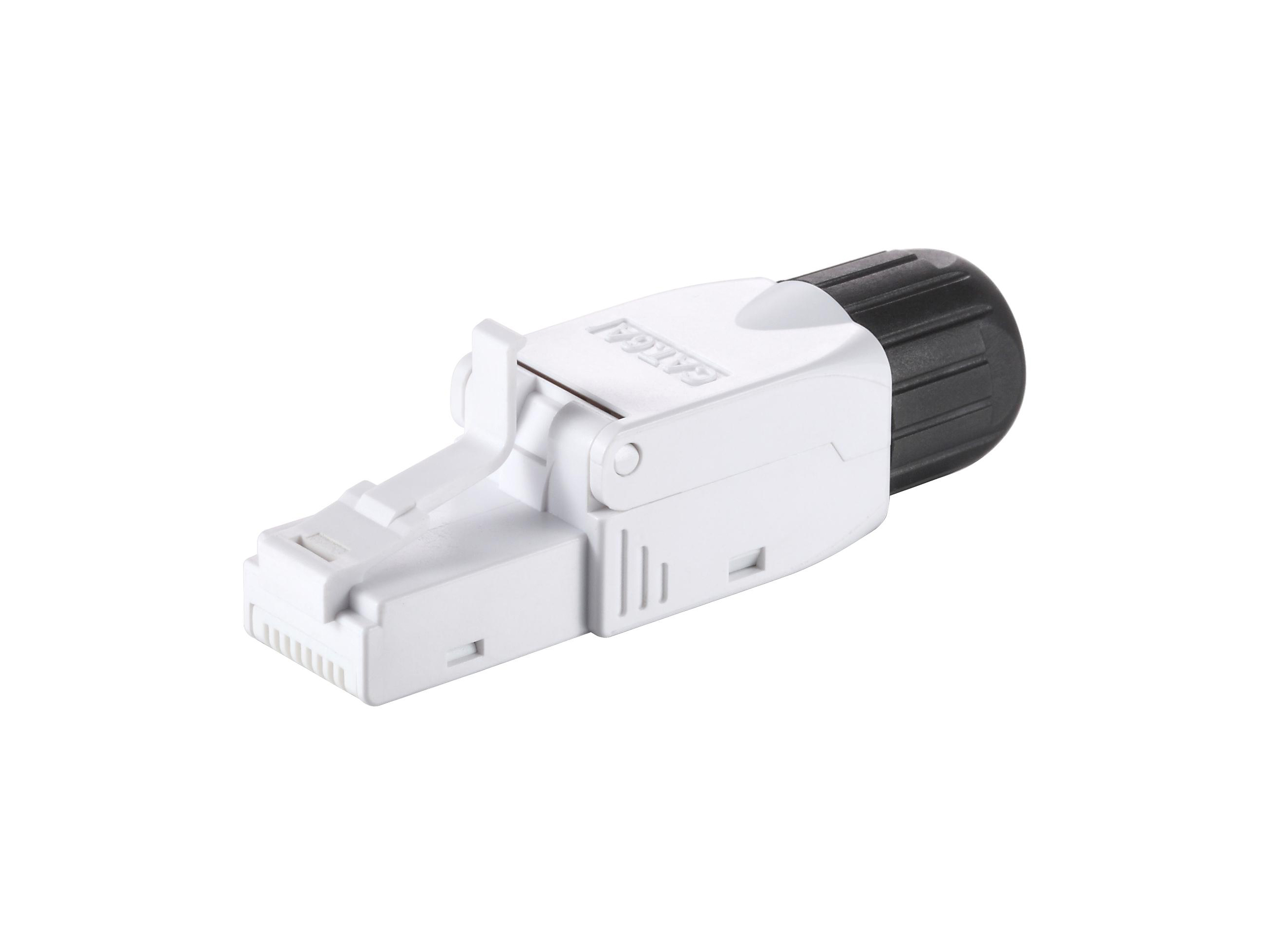 Equip Stecker Cat6a ungeschirmt RJ45 wzf. 5Stk weiß
