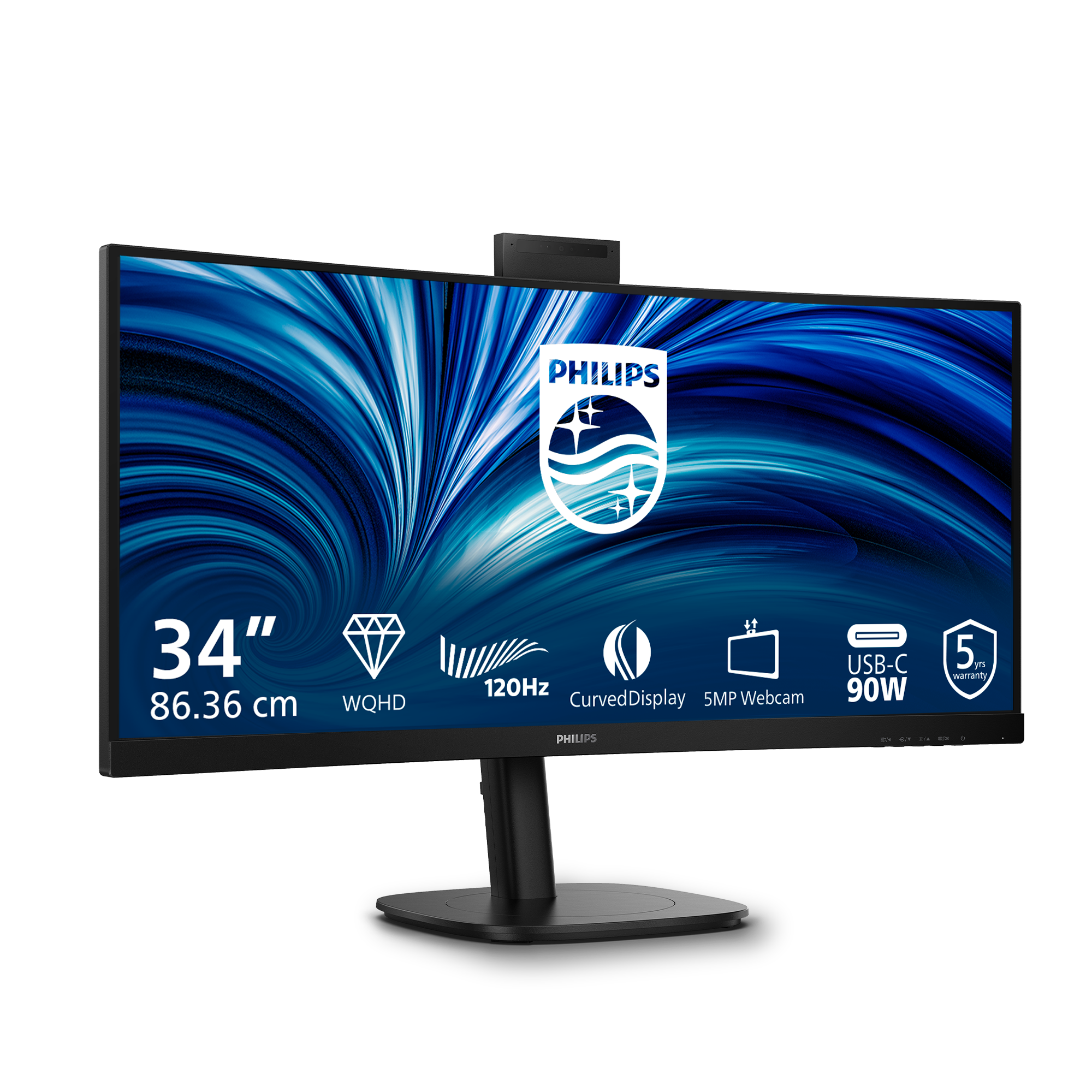 34B2U3600CH 34IN 86.36CM VA 3440X1440120HZ 4 MS 21.9 BLACK