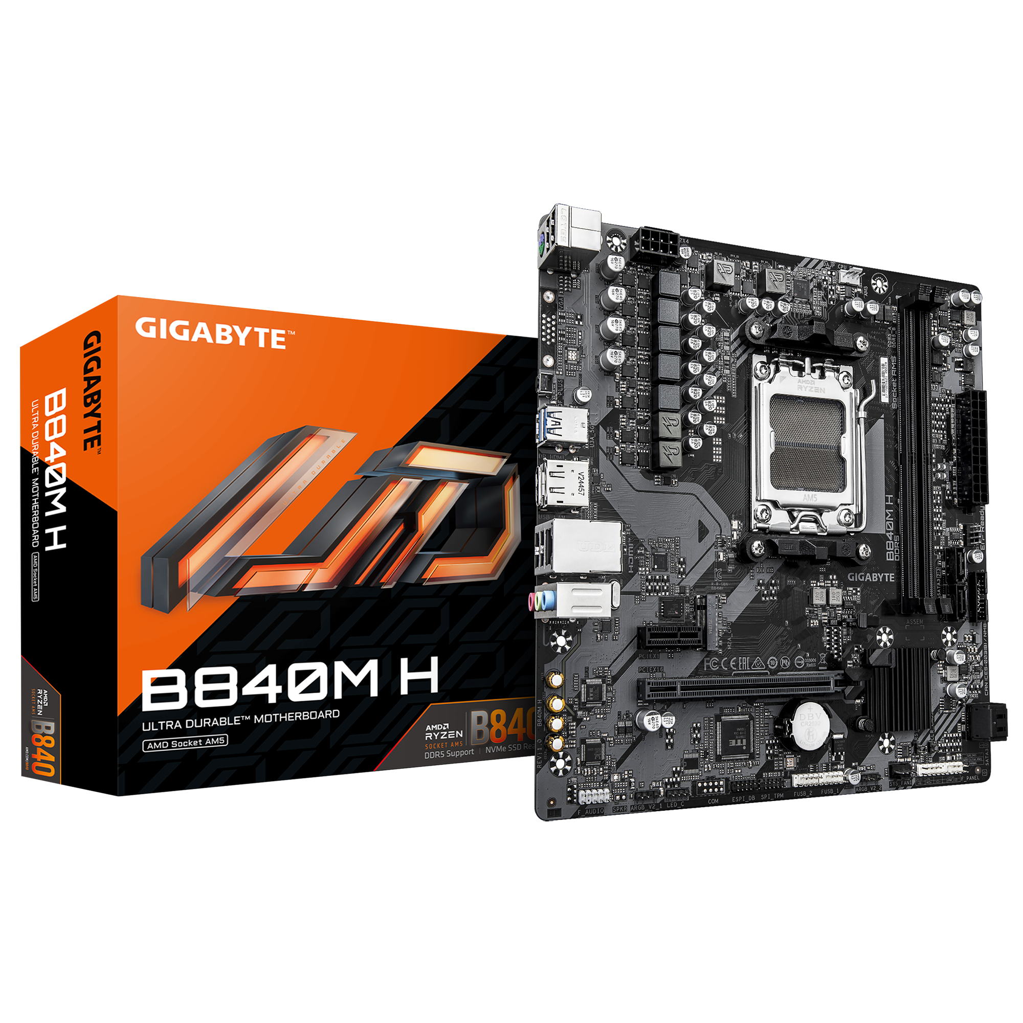 Gigabyte B840M H (B840,AM5,mATX,DDR5)