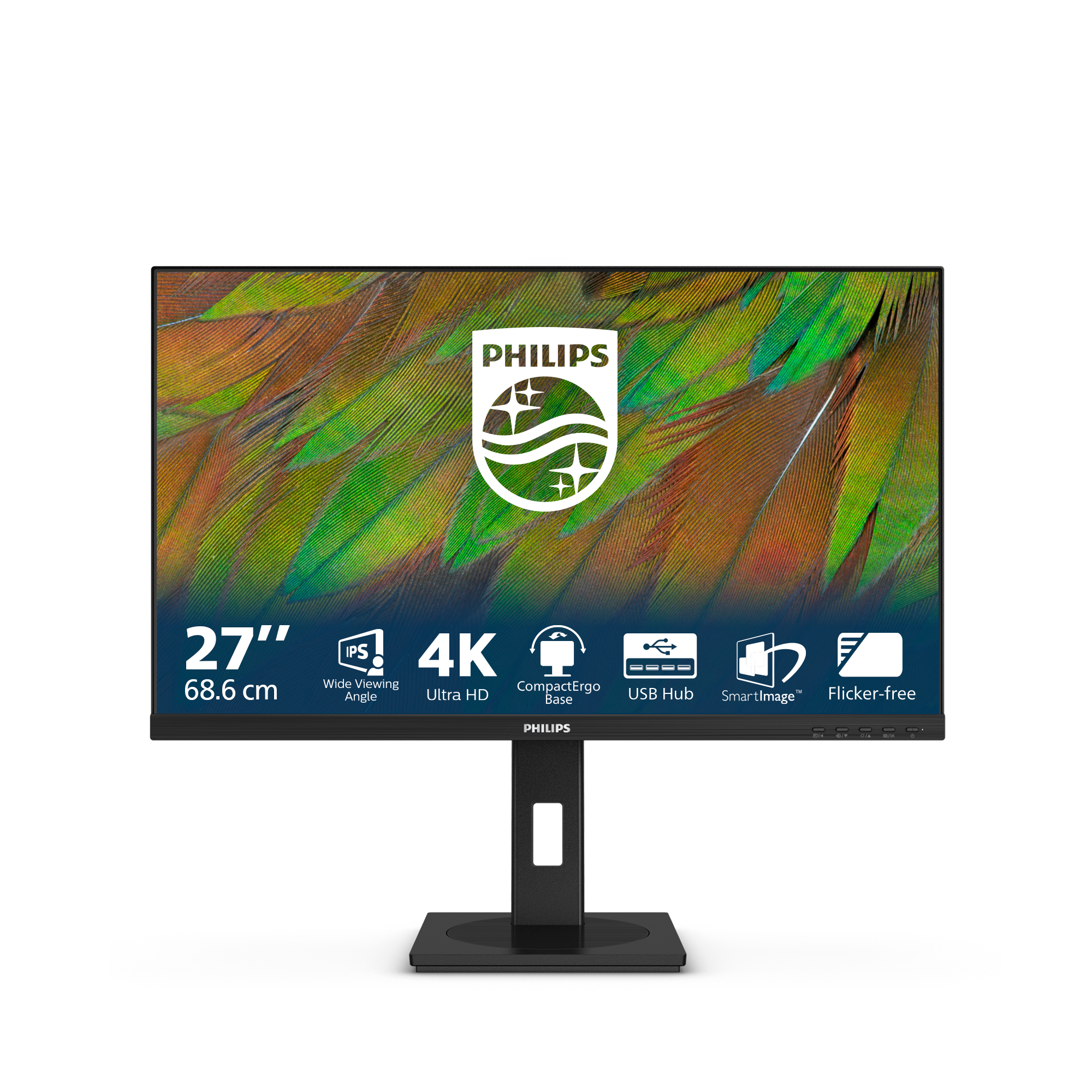 27B1N3800 - 27 IN ULTRA HD MONITOR HEIGHT-ADJUSTABLE SPEAKE
