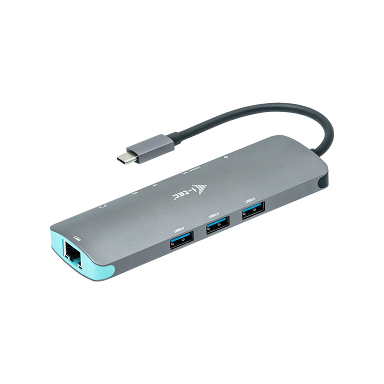 I-TEC USB C Metal Nano Docking Station 1xHDMI 4K 1xSD Kartenleser 1xmicroSD Kartenleser 1xGLAN 1xAudio 3x USB 3.0 Port 1x USB-C PD