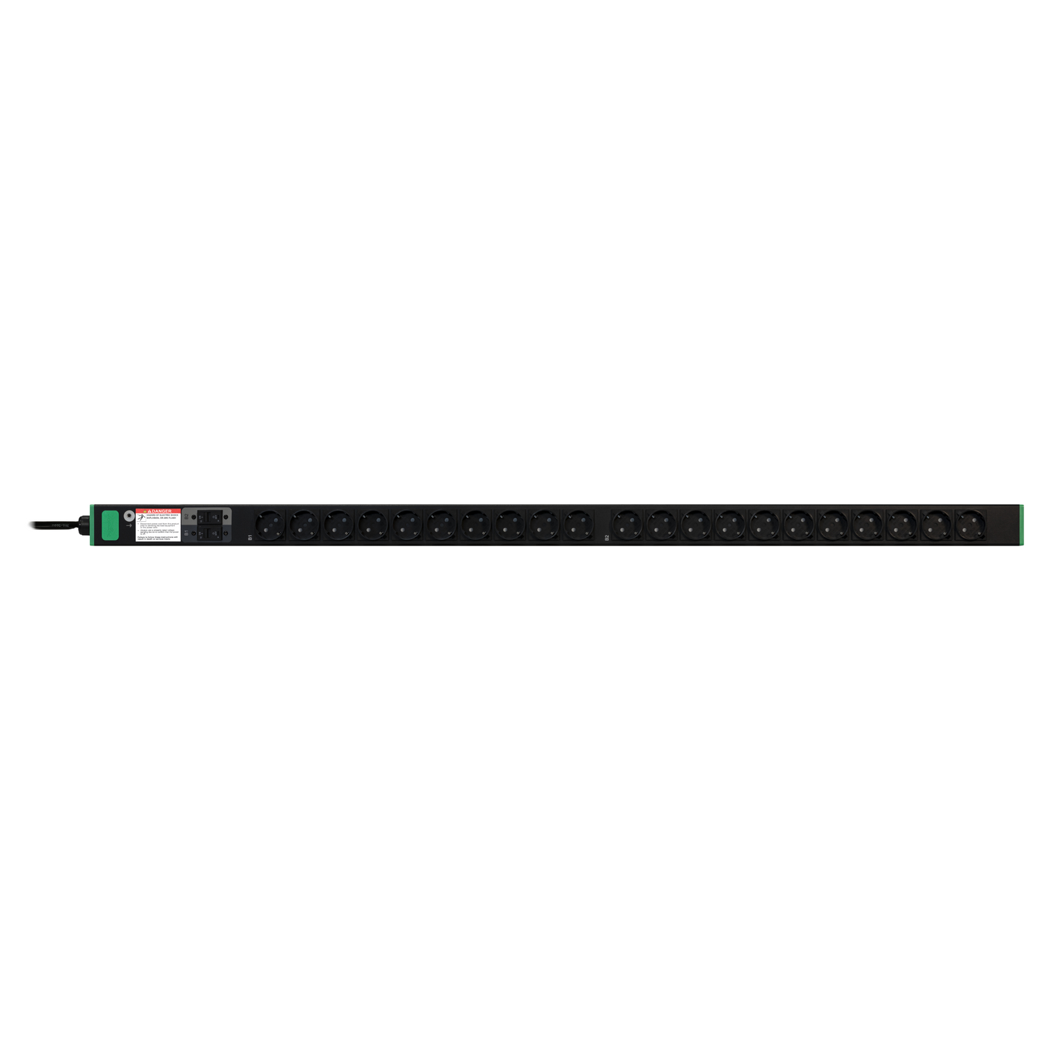 APC Easy Rack PDU Basic vertikal 1-phasig 7,4 kW 230 V 32 A 21 SCHUKO-Steckdosen IEC 60309 32 A 230 VAC L+N+PE