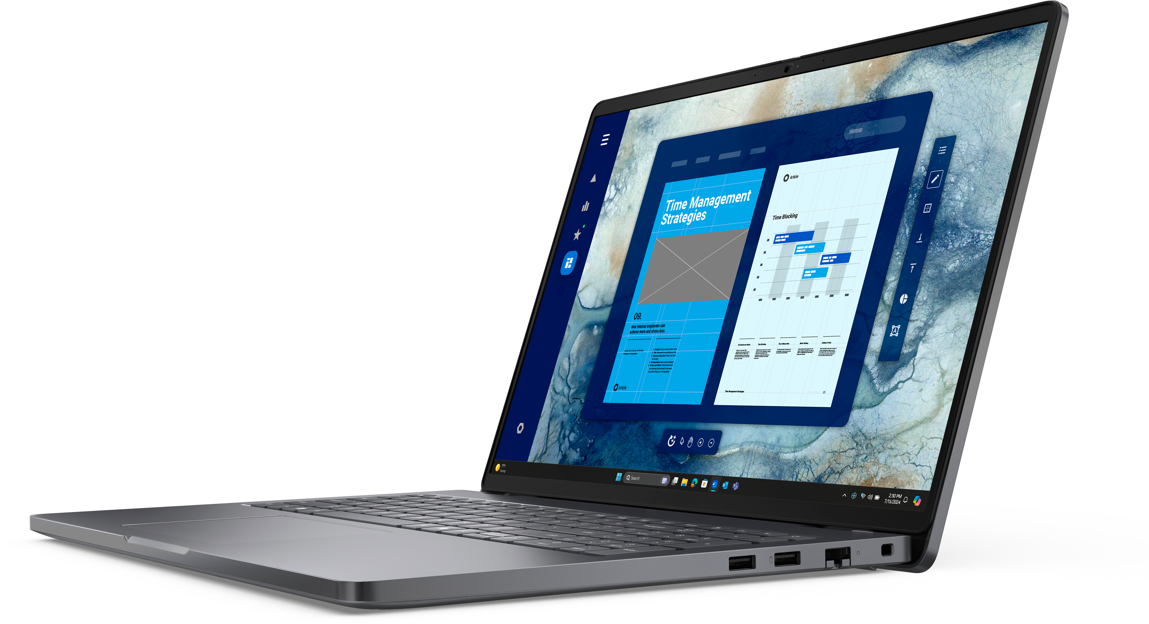 DELL Pro 16 PC16250 Intel Core Ultra 5 225U 40,64cm 16Zoll FHD+ 16GB 512GB SSD WLAN noAC noPCORD W11P 1Y Basic Onsite