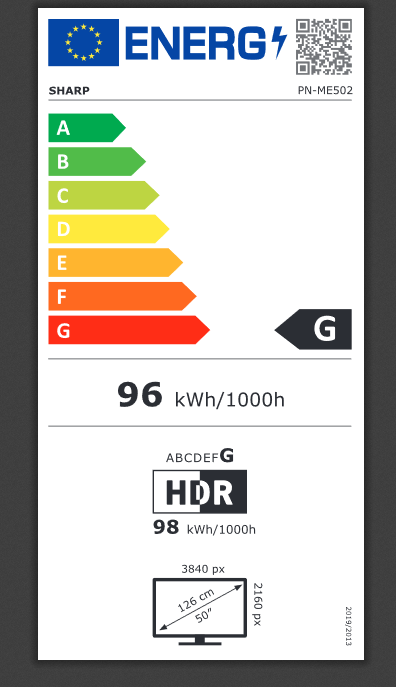 ME502 50IN LFD UHD 450CD/QM 18/7 SOC ANDROID 13 OS D-LED