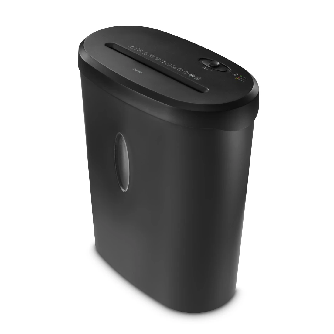 hama Safe X120 Aktenvernichter mit Partikelschnitt P-4, 4 x 40 mm, bis 12 Blatt, schwarz