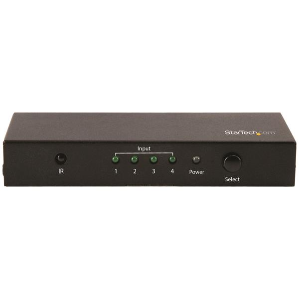 StarTech.com 4 Port HDMI Automatic Switch 4K 60Hz Schwarz