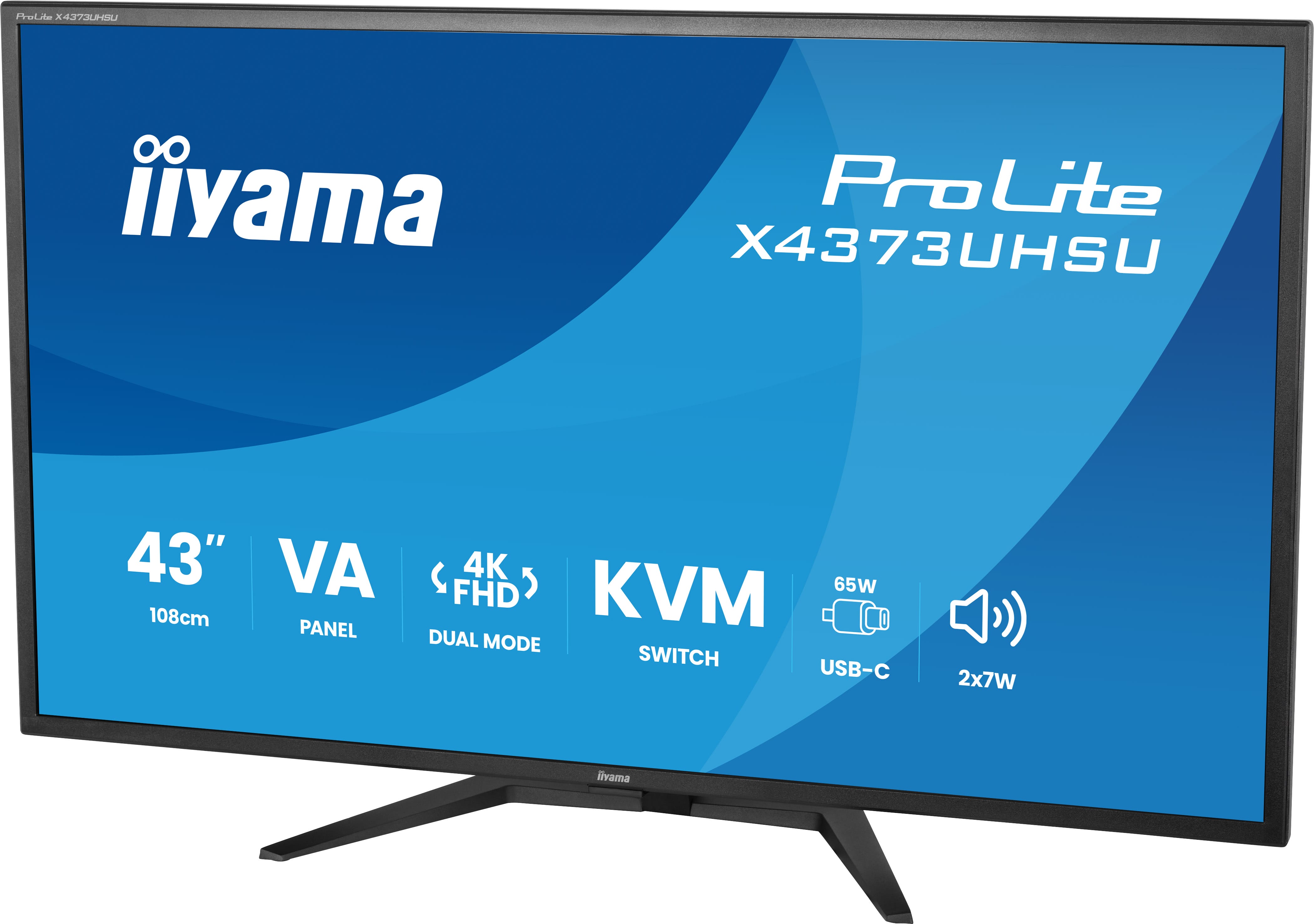 ProLite X4373UHSU-B2, LED-Monitor
