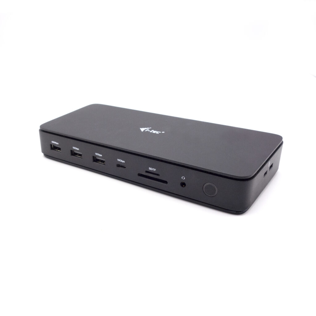 I-TEC Thunderbolt 4 2x Display Dock Generation 3 7x USB + davon 1x TB4 2.5GLAN PD 92W 1m TB4 Cable SD/TF Kartenleser 3,5 mm Audio