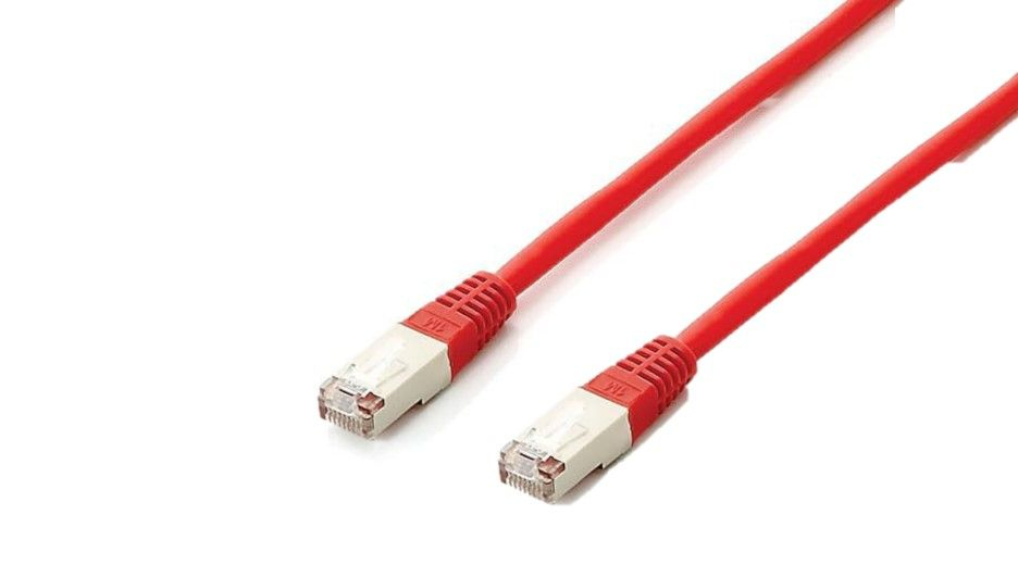 Equip Patchkabel Cat6A Plat.S/FTP 2xRJ45 1.00m rot LSZH Polybeutel
