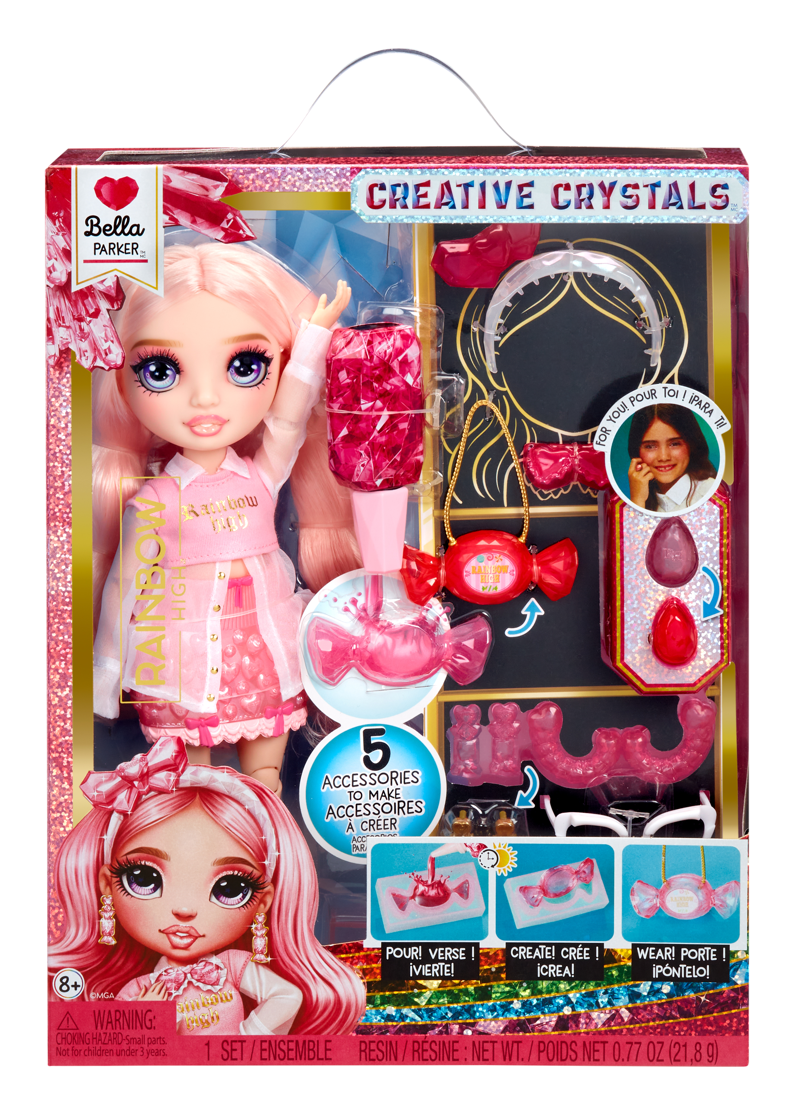 Rainbow High Creative Crystals - Bella, Puppe
