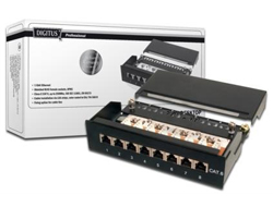 DIGITUS DESKTOP CAT 6 PATCH PANEL SHIELDED