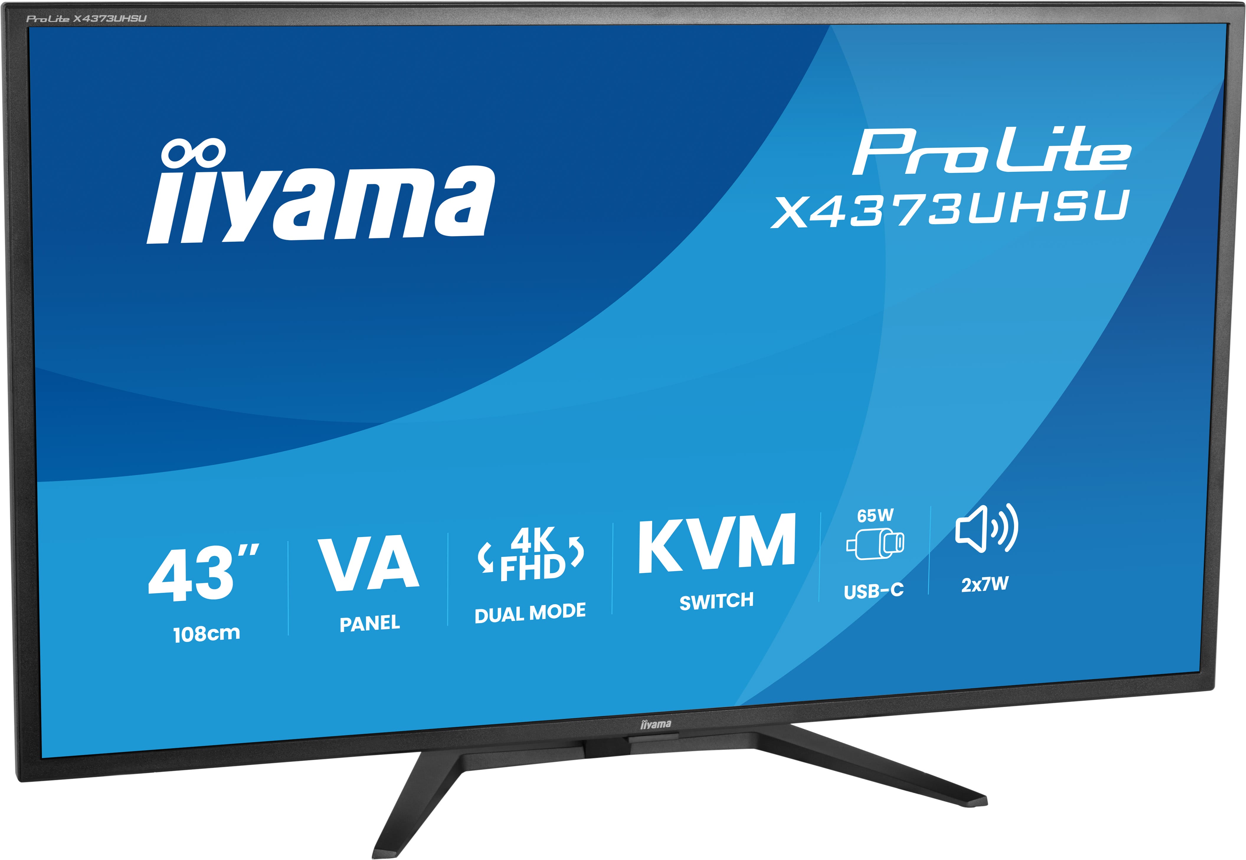 ProLite X4373UHSU-B2, LED-Monitor