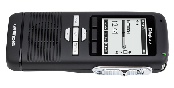 GRUNDIG Digta 7 mit DigtaSoft One digitales Diktiergerät 2 GB
