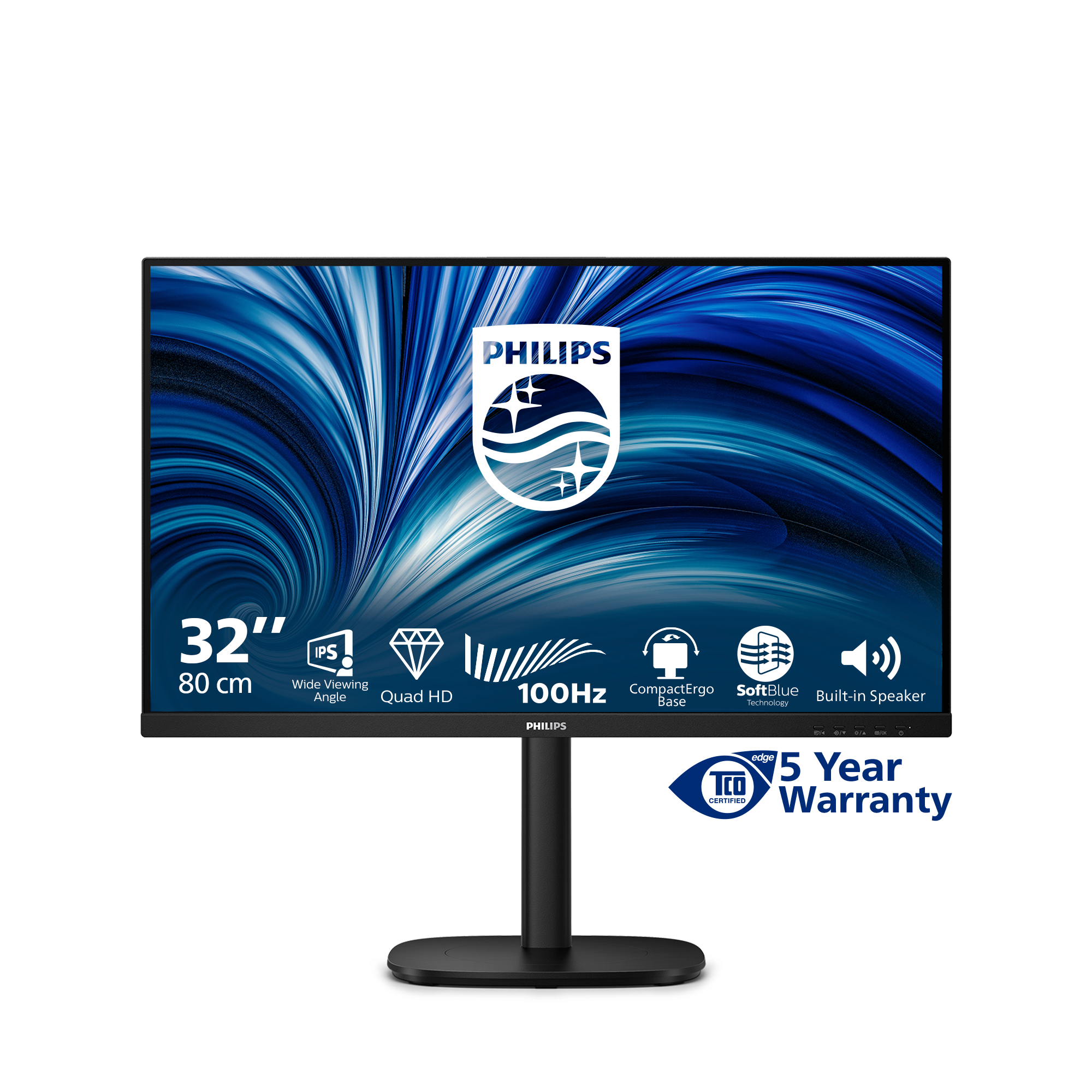 Philips 80,0cm (31,5) 32B2N3500 16:09 2xHDMI+DP+USB black