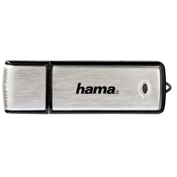 hama USB-Stick Fancy silber, schwarz 64 GB, 1 St.