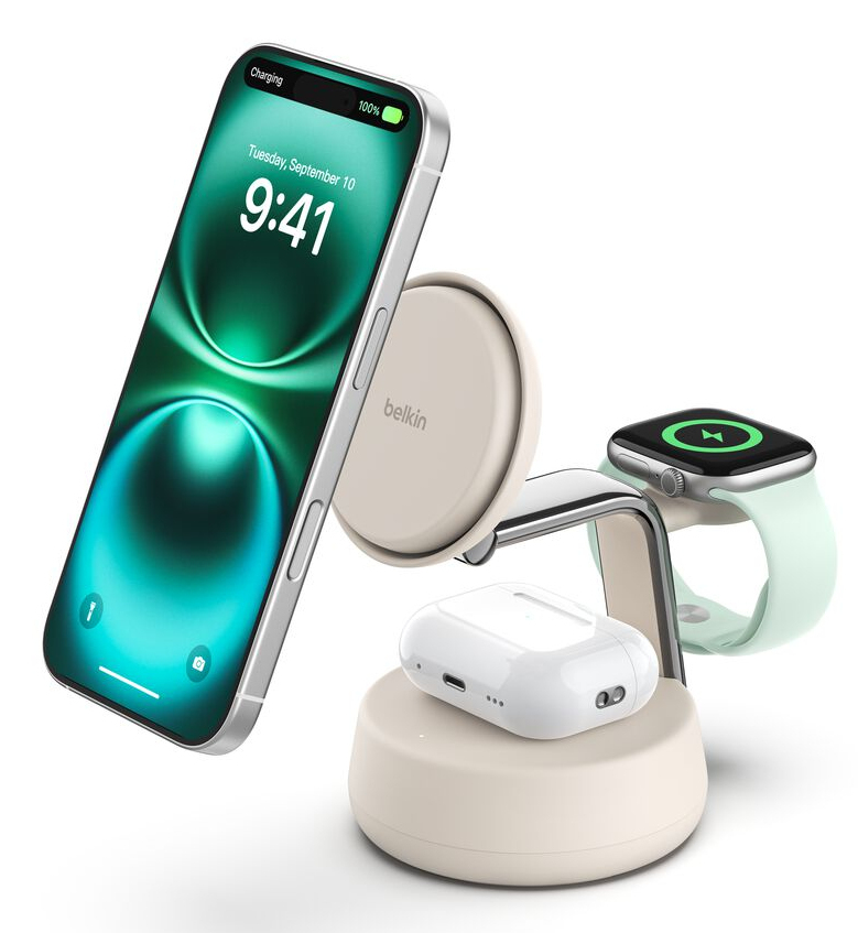 ULTRACHARGE PRO 25 WATT QI2 MAG 3-IN-1 LADESTATION WEI