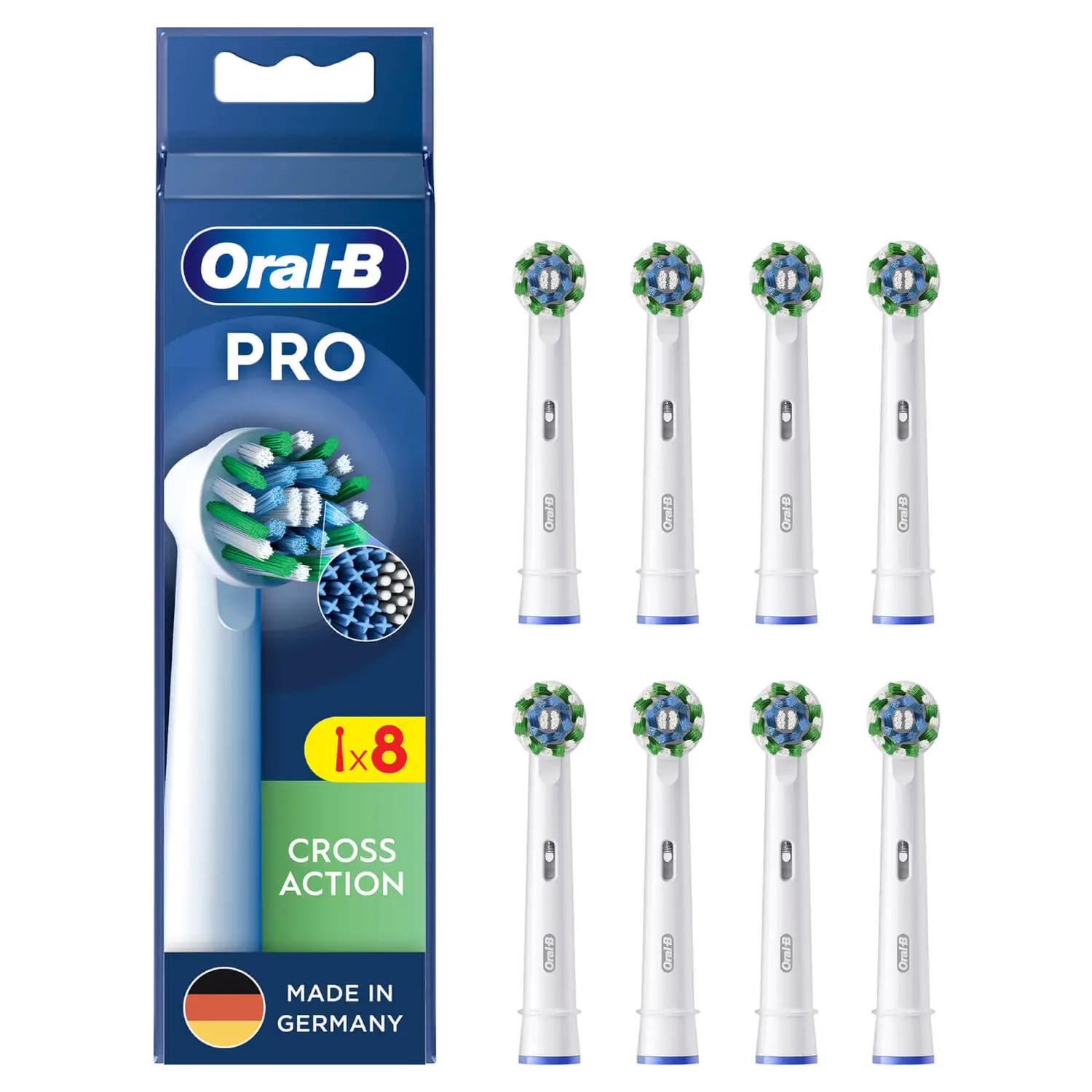 Oral-B Pro Cross Action Aufsteckbürsten 8er-Pack