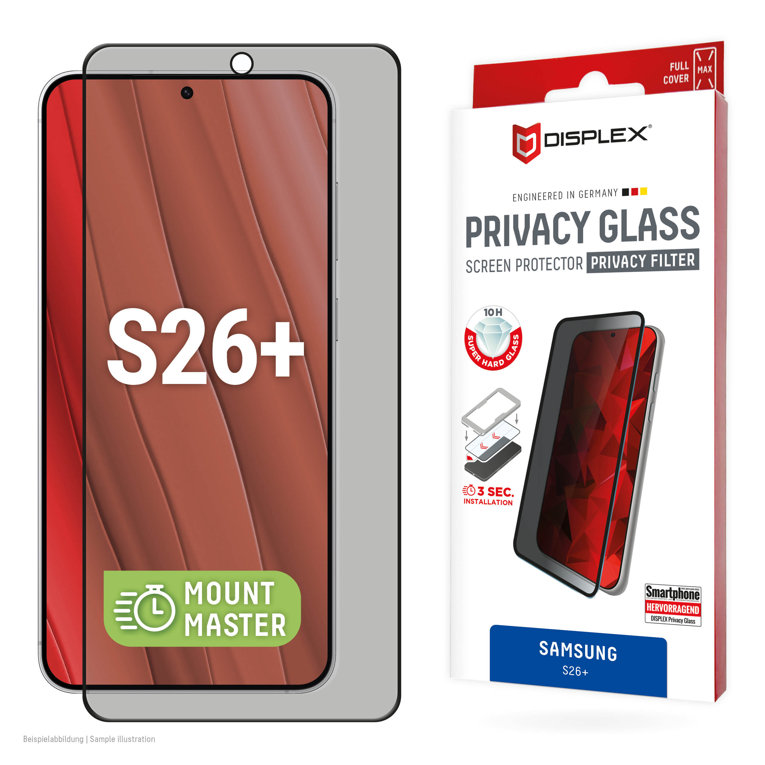 DISPLEX Privacy Glass MM Samsung Galaxy S26+