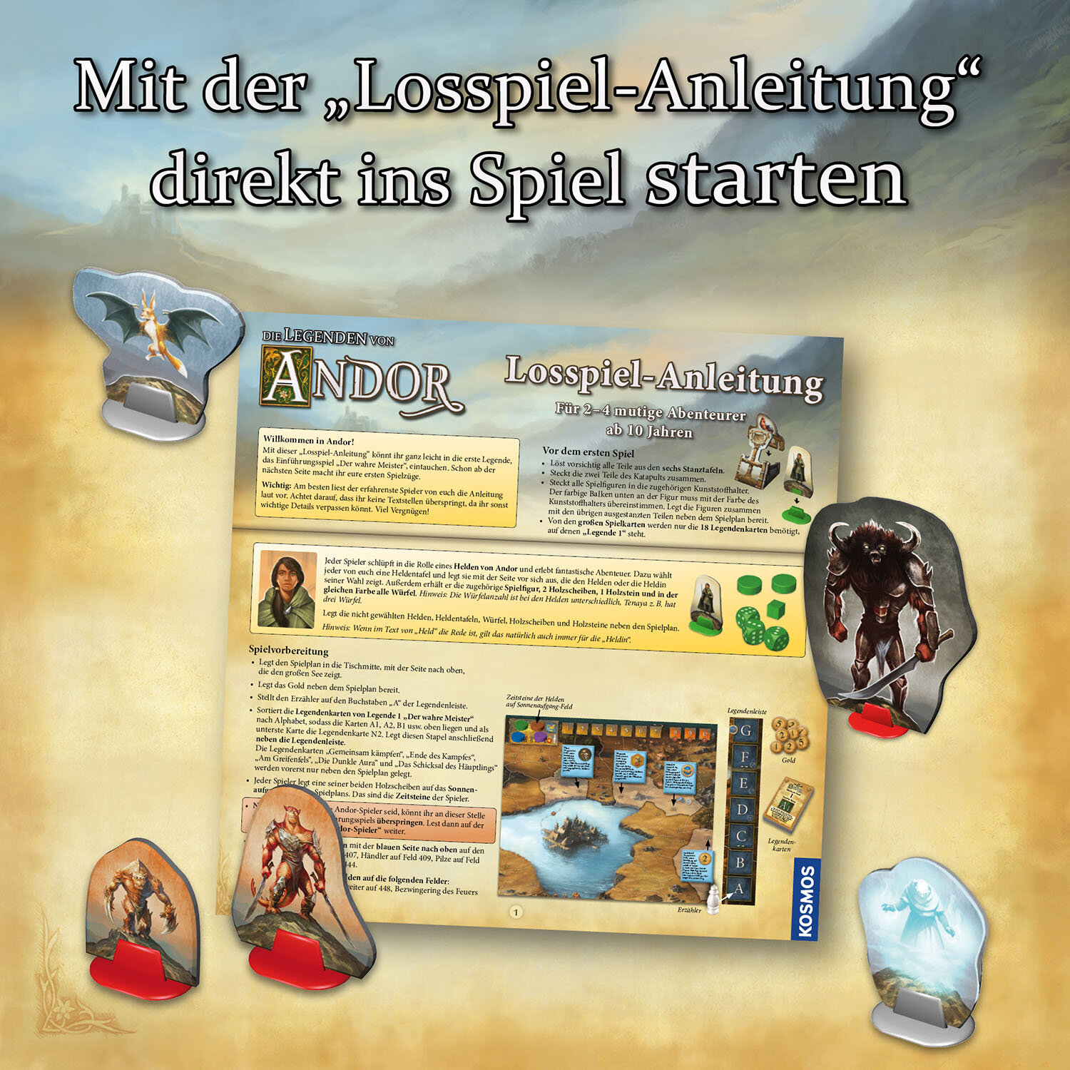 Die Legenden von Andor - Das ferne Land, Brettspiel