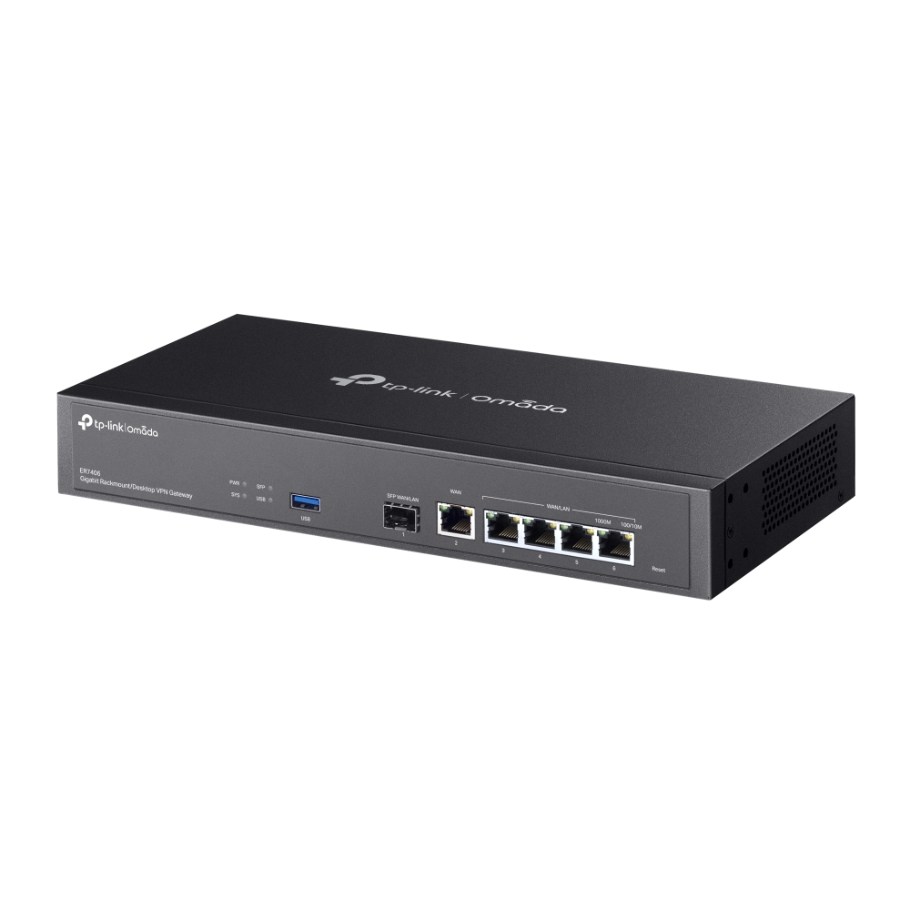 OMADA 1G RACKMOUNT VPN ROUTER 1 SFP WAN 1X 1G WAN 4X 1G LAN