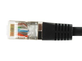 Equip Patchkabel Cat6A Plat.S/FTP 2xRJ45 0.50m schwarz LSZH Polybeutel