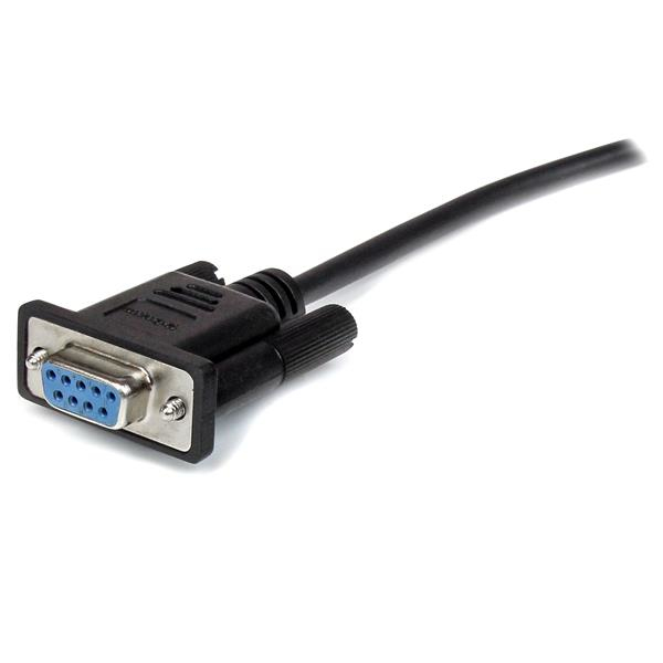 0.5M BK DB9 SERIAL CABLE M/F .