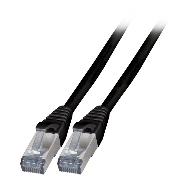 RJ45 PATCHKABEL S/FTP CAT.6A. TPE 2M SCHWARZ