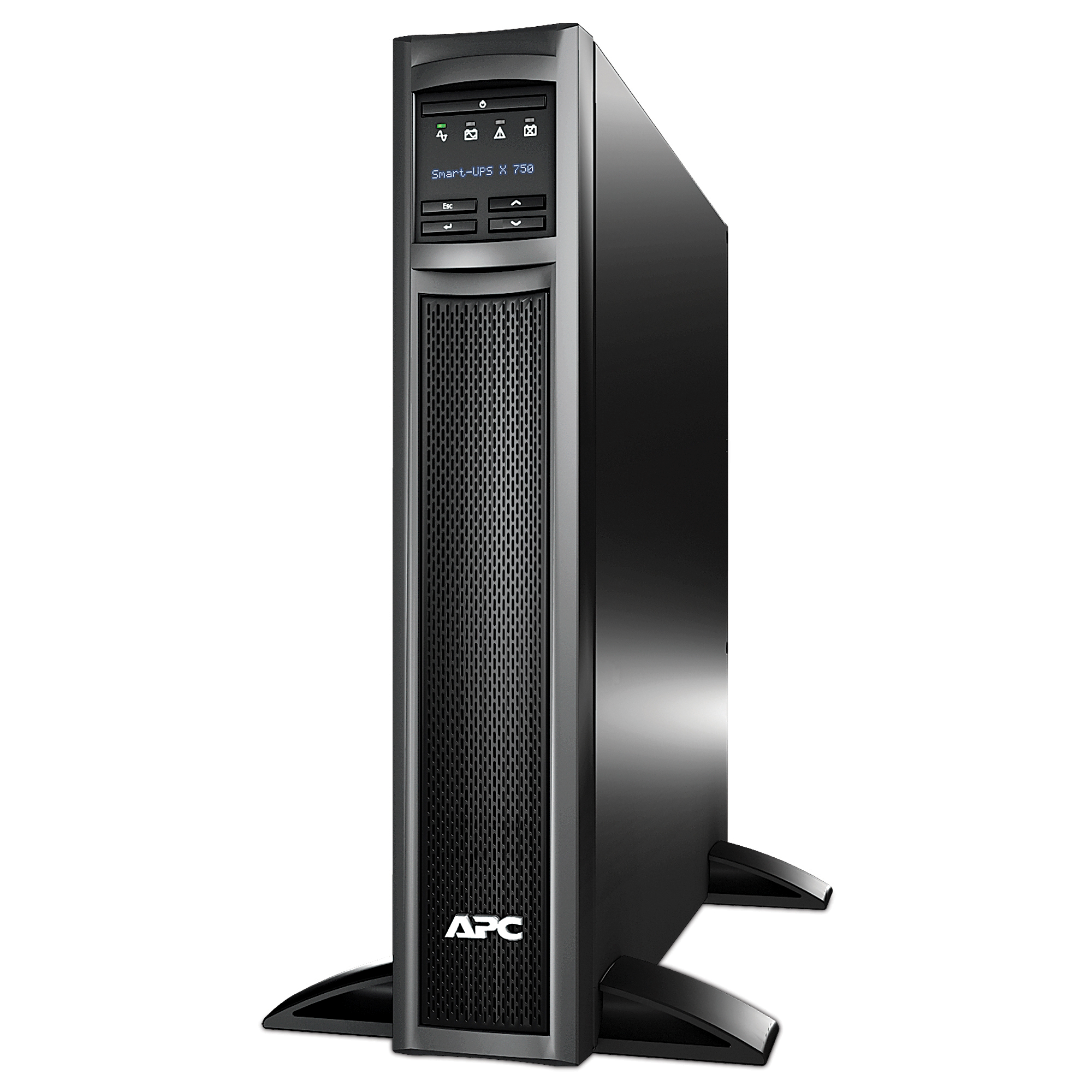 APC Smart-UPS X 750 Rack/Tower LCD UPS rack-mountable AC 230V 600Watt 750VA output connectors 8 2U Black