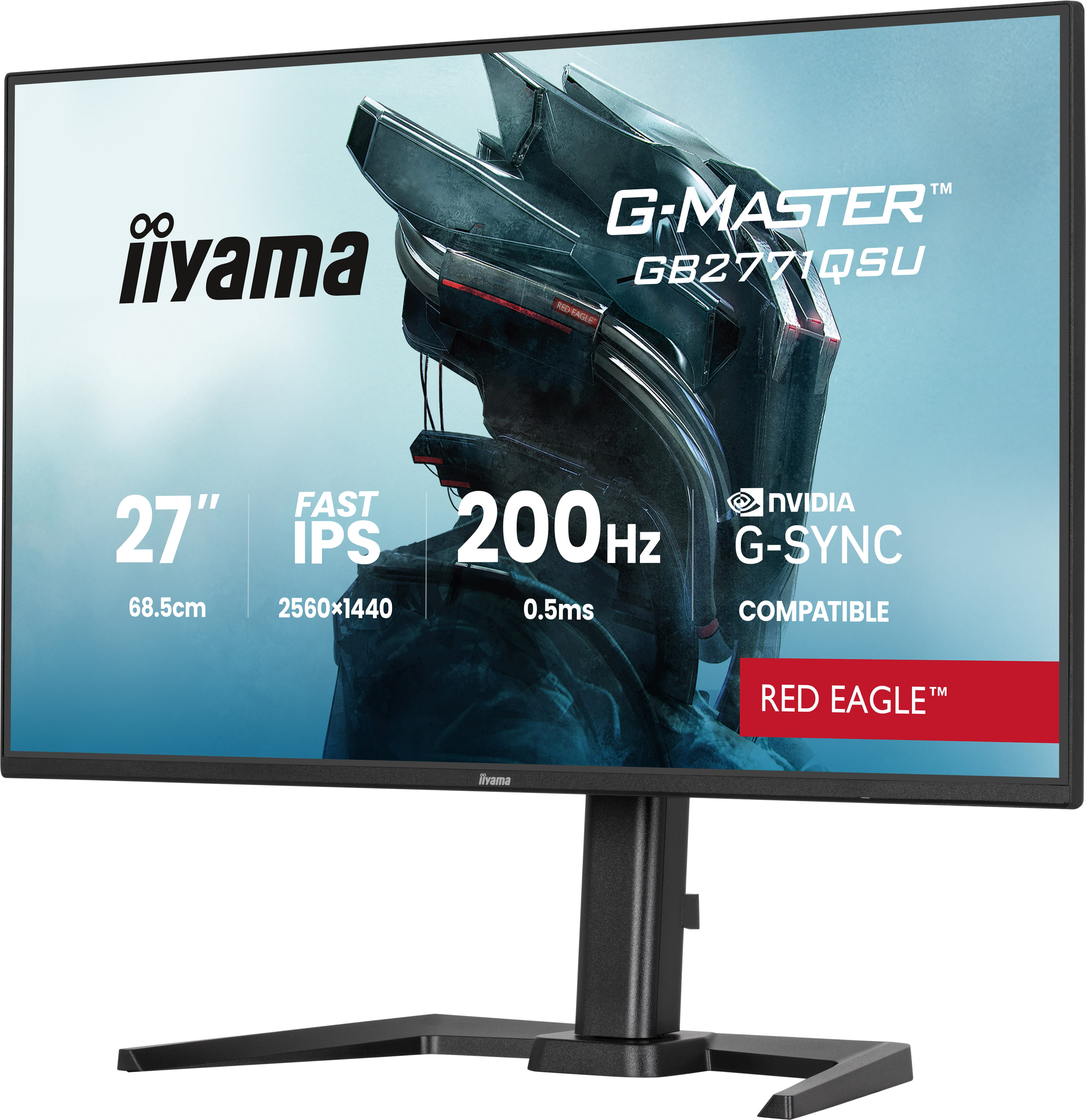IIYAMA 68.6cm (27) GB2771QSU-B1 16:9 2xHDMI+DP+USB-C