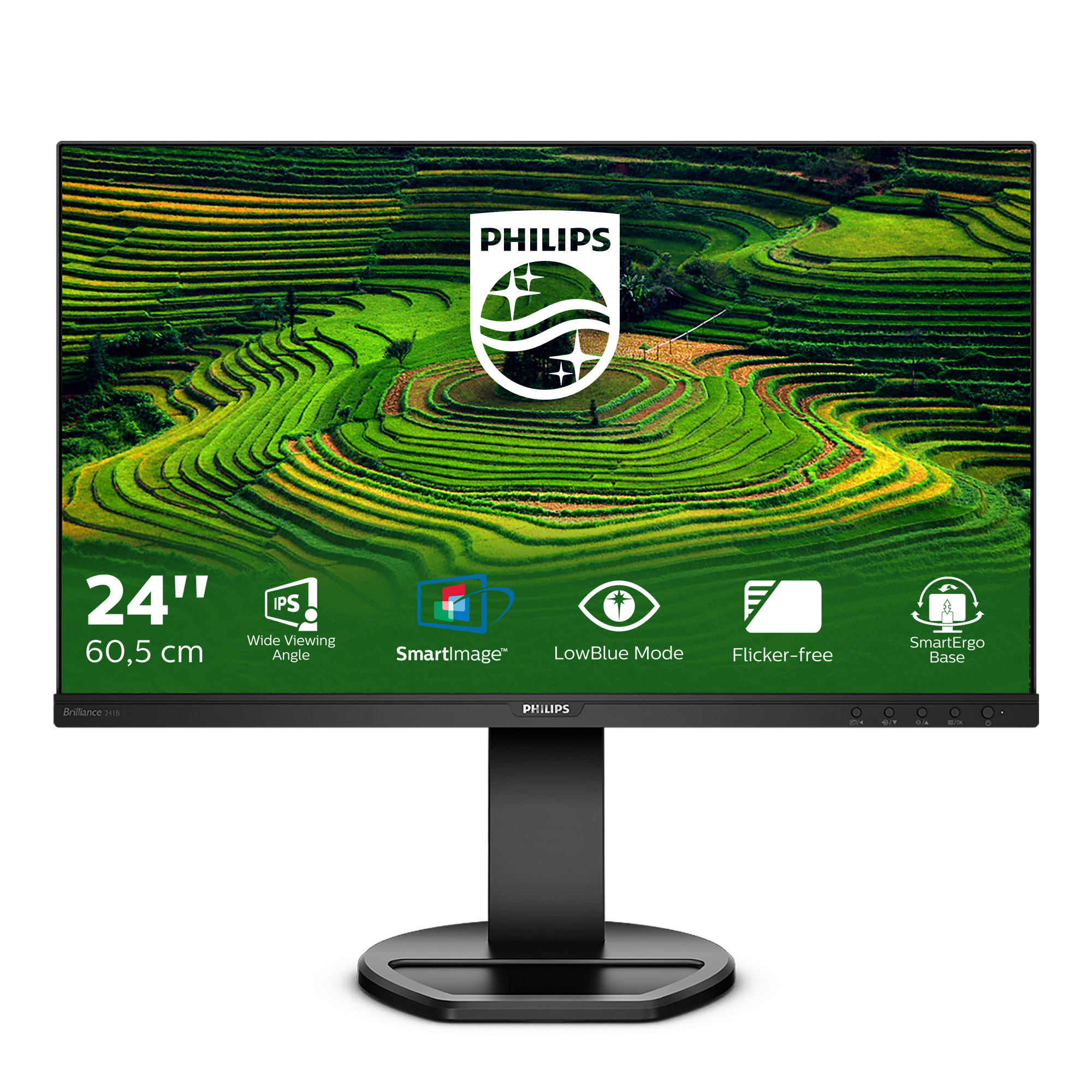 241B8QJEB/00 60CM 23.8IN IPS 1920X1080 16:9 250CD/QM BLACK