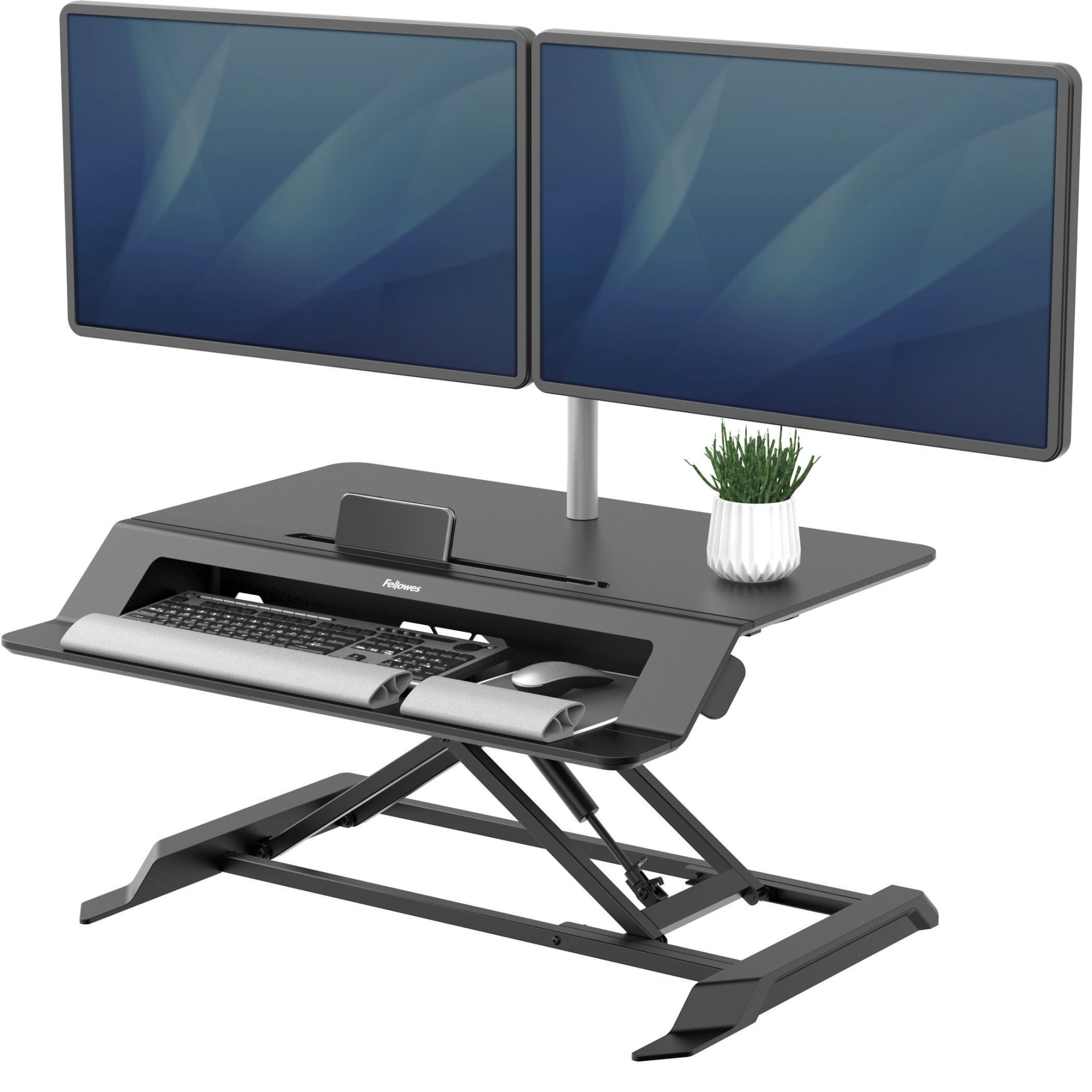 Fellowes Monitorständer Lotus LT Sitz-Steh Workstation schwarz