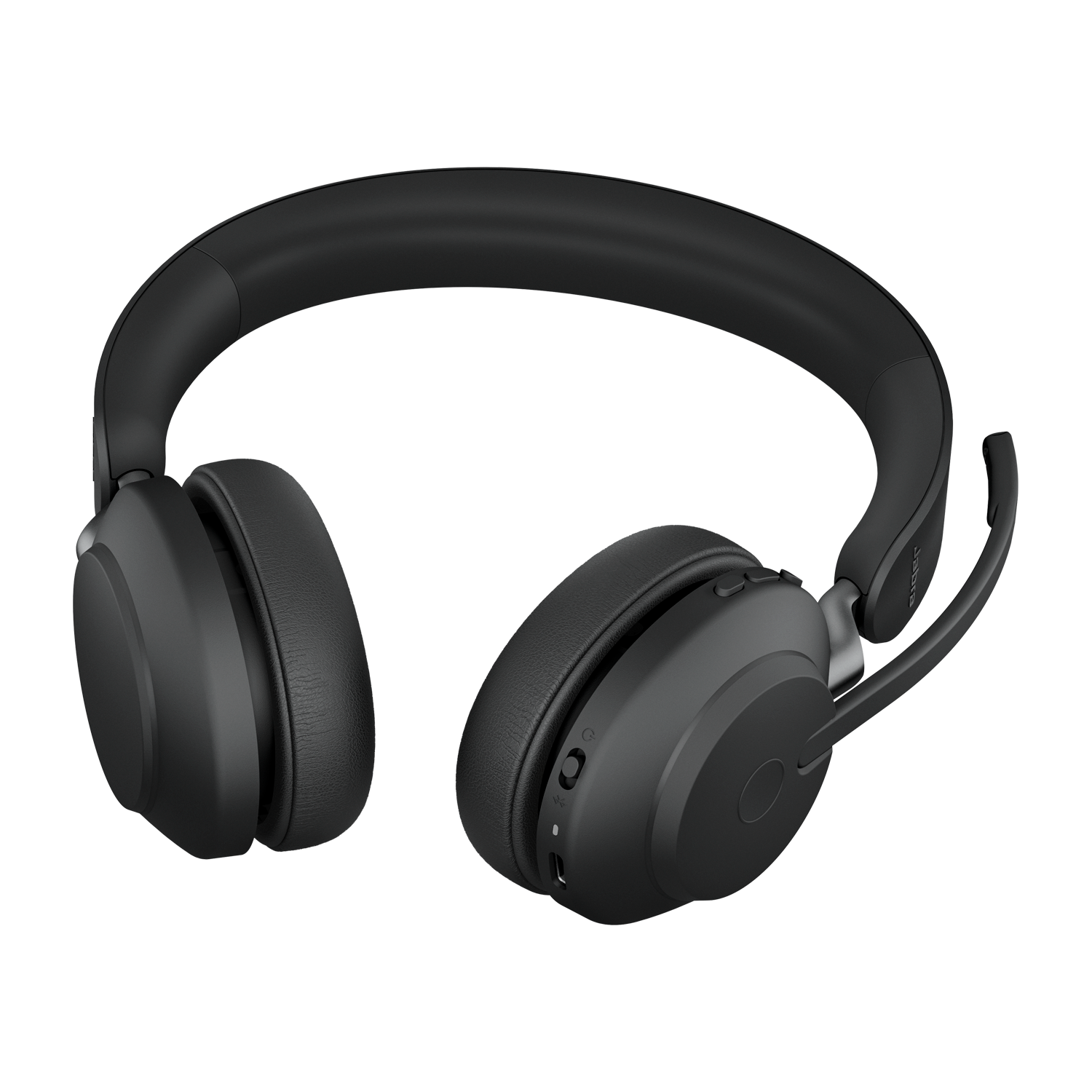 JABRA Evolve2 65 UC Stereo - Headset - mit Ladestation - USB-A - Kabellos BT