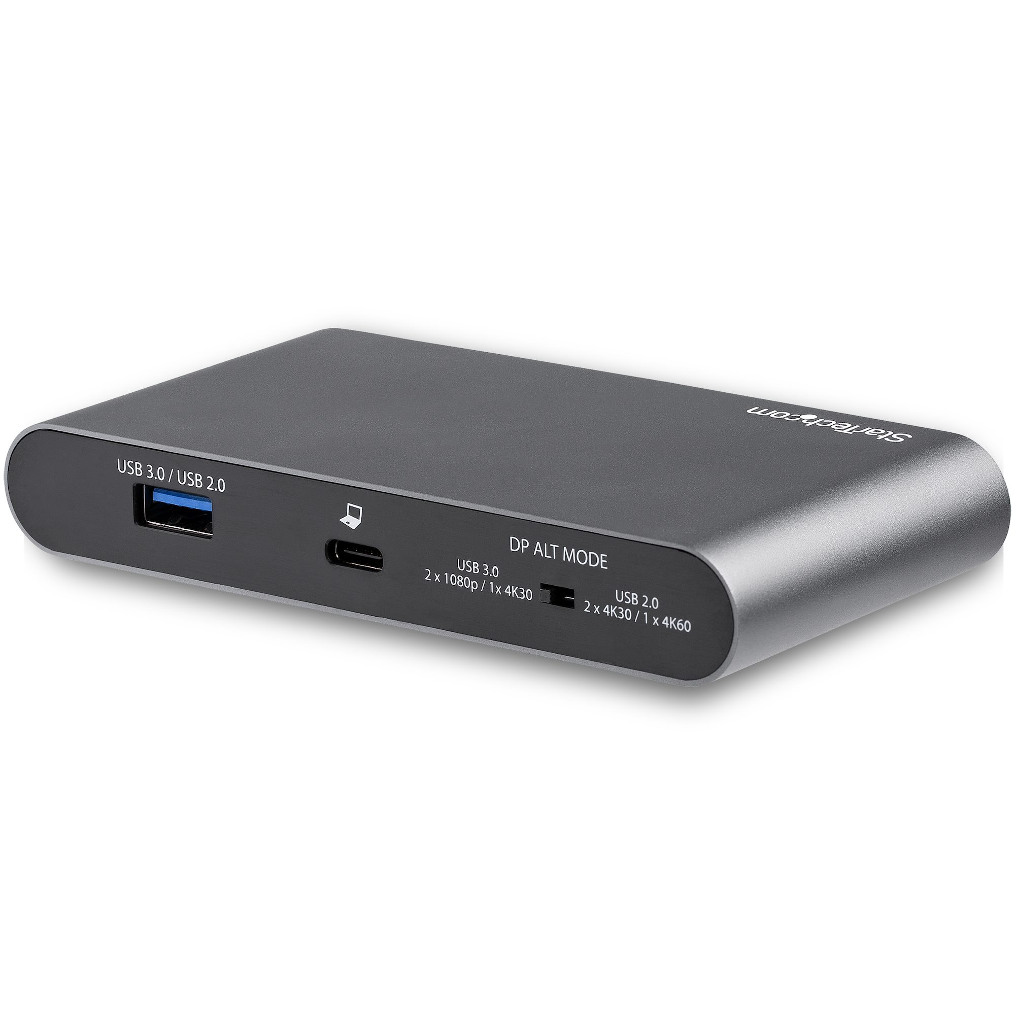 STARTECH.COM Dual Monitor USB-C Multiport Adapter - Windows - 2 x 4K DP - 100W PD 3.0 - GbE? - DP Alt Mode Switch