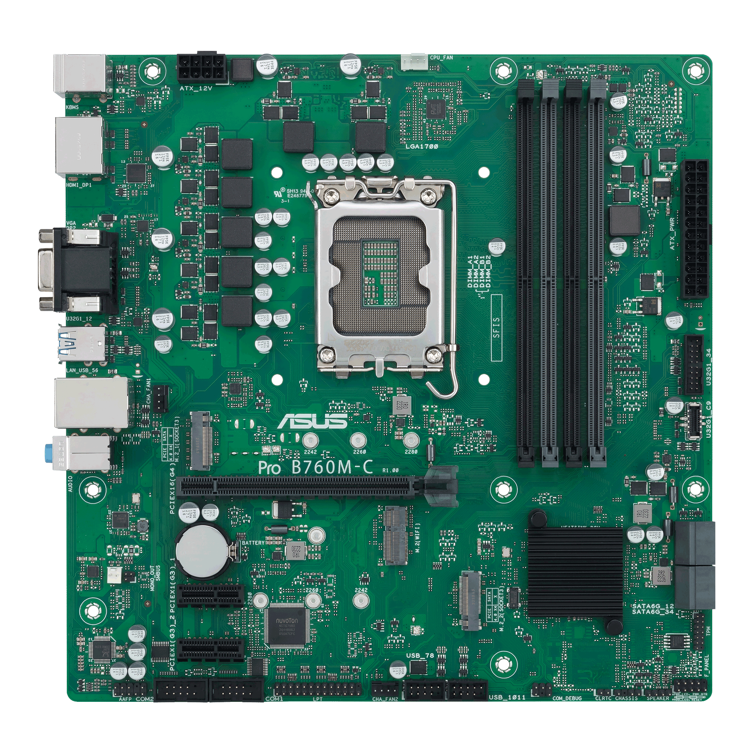 ASUS PRO B760M-C-CSM (INTEL,1700,DDR5,mATX)