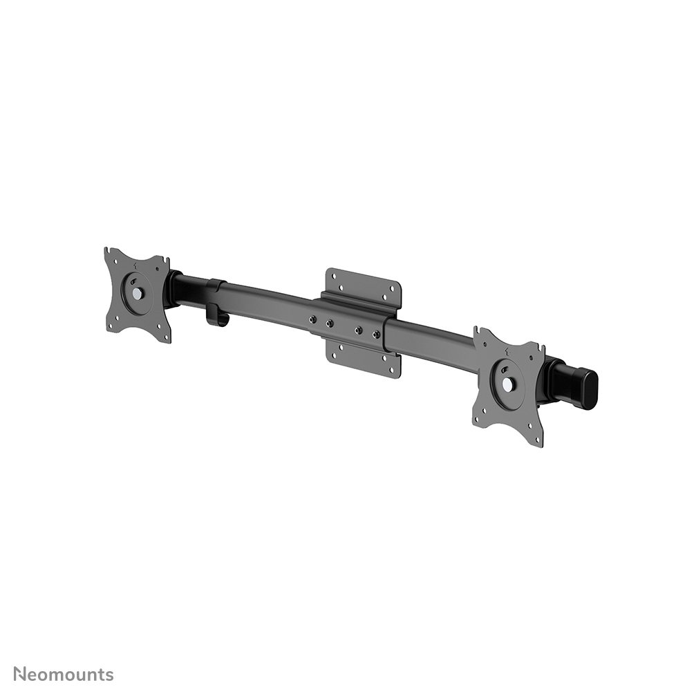 NEOMOUNTS FPMA-CB100BLACK Dual Monitor Adapter 25,4-68,58cm 10-27Zoll Twin Screen Mounting Rail 18kg VESA 75x75/100x100mm